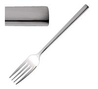 Olympia Fourchette de table Napoli en acier inoxydable (Lot de 12) , finition polie, 205 (L) mm, 18/10, couverts modernes et fins, CB635