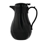 Olympia GL970 Carafe isotherme en forme de tourbillon Noir Capacité 2 l Hauteur 284 mm Diamètre 182 mm
