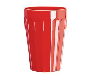 Olympia gobelet en polycarbonate rouge - 260ml 9oz (boite de 12)