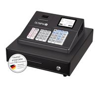 Olympia Caisse K100 – Avec tiroir, Imprimante 58 mm, Android 11, Affichage client LED, Noir