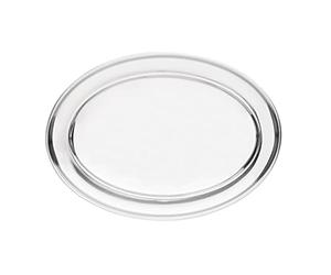 Olympia K361 Plateau de service ovale en acier inoxydable 220 mm