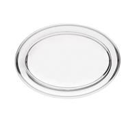 Olympia K363 Plateau de service ovale en acier inoxydable Argenté 289 mm