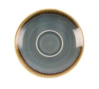 Olympia Kiln Ensemble de Soucoupe à Café Espresso Ocean (Lot de 6), Bleu Océan, Porcelaine, Dimensions : 115(Dia)mm/4,5 pouces - Compatible Tasses : GP328, GP344, GP360, GP476 - GP345