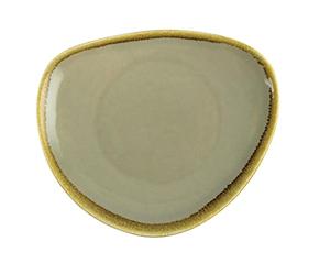 Olympia Kiln GP473 Lot de 6 assiettes triangulaires en porcelaine Vertà˜ 230 mm