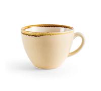 Olympia Kiln Tasses 230 ml (lot de 6), porcelaine couleur sable, résistante aux éclats, passe au micro-ondes/lave-vaisselle, convient aux soucoupes : GP331, GP347, GP363 et GP479, GP330
