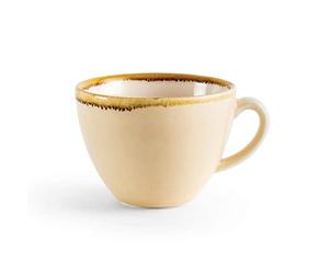 Olympia Kiln Tasses 230 ml (lot de 6), porcelaine couleur sable, résistante aux éclats, passe au micro-ondes/lave-vaisselle, convient aux soucoupes : GP331, GP347, GP363 et GP479, GP330