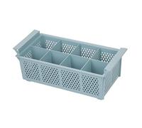 Olympia Kristallon Panier à Couverts, Gris, 8 Compartiments, Dimensions: 130(H) x 210(L) x 425(P)mm, Compatible Lave-Vaisselle, Égouttoir à Couverts, P174