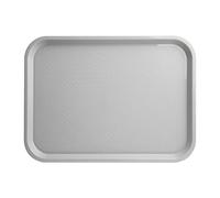 Olympia Kristallon - Plateau de restauration rapide en polypropylène - Moyen, 415 mm, gris, 415(l) x 305(P) mm, compatible lave-vaisselle, P502