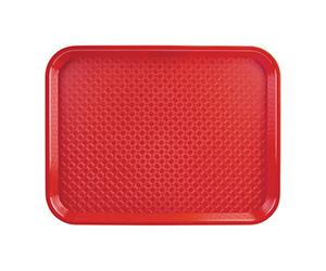 Olympia Kristallon plateau service alimentaire Rouge - 350x450mm