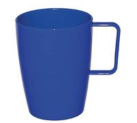 Olympia Kristallon Verres à anse en polycarbonate 284 ml (lot de 12), bleu, incassables, pour boissons froides et chaudes jusqu'à 100°C, passent au lave-vaisselle, CE288