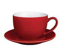 Olympia Tasses à cappuccino en porcelaine Rouge 340 ml - Lot de 12