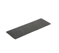 Olympia Lot de 4 plateaux rectangulaires en ardoise naturelle 300 x 100 mm