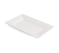 Olympia Lumina Assiette rectangulaire à bord large - 257x155mm 10x6" (Boîte 4)