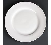 Olympia Lumina Assiette ronde à bord large - 270mm 10 1/2'' (Boîte de 4)