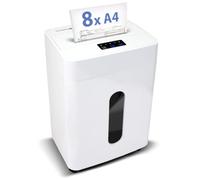 Olympia Destructeur de documents MC 2508 S P-5 micro-coupe 8 feuilles 25 l blanc silencieux