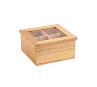 Mini boîte à thé avec couvercle - - - Bois