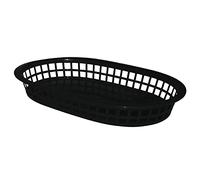 Panière Alimentaire Ovale Noire Polypropylène 275 mm - Lot de 6 - Olympia