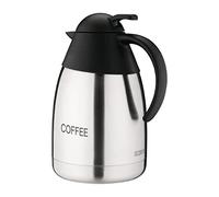 Olympia Pichet isotherme en acier inoxydable avec couvercle bombé 250 x 140 mm 1,5 l