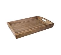 Olympia Plateau de service en acacia, taille : 510 (L) x 350 (P) mm, usage professionnel et domestique, GM266
