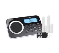 OLYMPIA Protect 9730 Kit d'alarme sans fil GSM avec 2 contacts porte/fenêtre et télécommande Noir