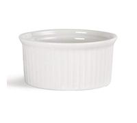 Olympia Ramequin Whiteware 70 mm/2,75 pouces / 60 ml/2,5 oz (lot de 12), Porcelaine Blanche, Ramequins pour Crème Brûlée, Soufflé, Cuisson, Plat à Sauce, Micro ondes, Passe au Lave Vaisselle, W435