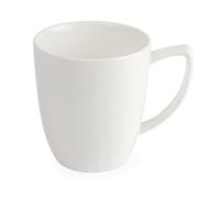 Olympia Tasse à Latte en porcelaine fine Lumina 284 ml (lot de 6), blanches, tasses à thé et à café entièrement vitrifiées, Passent au four et micro ondes, Certifié BS4034, CF378