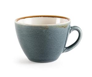 Olympia Tasse couleur océan Kiln, Lot de 6 tasses à café cappuccino 230 ml (lot de 6), tasses en grès, Compatible avec les soucoupes : GP331, GP347, GP363, GP479, Peintes à la main, GP346