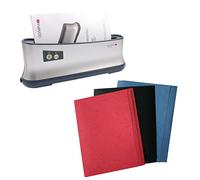 OLYMPIA TB 1280 Machine à reliure thermique avec 30 chemises de reliure thermique DIN A4 en trois couleurs assorties