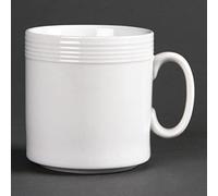 Olympia U088 Lot de 12 mugs linéaires Blanc