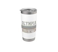 Olympia Washington rétro Gobelet isotherme en acier inoxydable double paroi