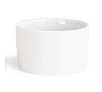 Olympia Whiteware Ramequins Contemporains en Porcelaine Blanche 70 mm - Vaisselle Entièrement Vitrifiée avec Bords Roulés - Paquet de 12
