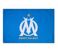 OLYMPIQUE DE MARSEILLE Drapeau Om - Collection Officielle 140 x 90 cm Bleu