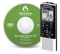 Olympus Dictaphone VN-8500 PC + logiciel Dragon Naturally Speaking version 10 noir G