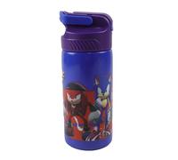 OM SUPPLIES Bouteille d'eau réutilisable en aluminium avec poignée intégrée pour un transport facile à l'école, le déjeuner des enfants, 500 ml (Sonic)