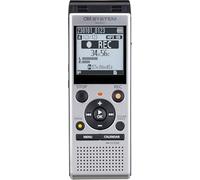 Om System WS-882 Enregistreur Vocal numérique Haut de Gamme avec Microphones stéréo, 6 Modes d'enregistrement, Connexion USB directe, Support intégré, mémoire Interne de 4 Go, Argent
