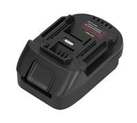 Omabeta Adaptateur de Batterie, Outil Convertisseur USB Compact pour Batteries BAT609 BAT610 BAT611 Matériau ABS 18V