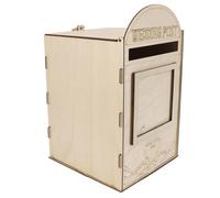 OMABETA boîte de carte de mariage en bois avec verrouillage Boîte aux lettres de boîte aux lettres de mariage coffret anniversaire