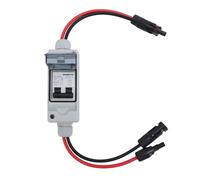 OMABETA Boîte de disjoncteur solaire Interrupteur de déconnexion de panneau solaire 40A, boîtier de bricolage electrique