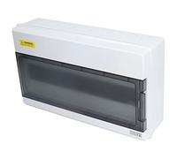 Omabeta Boîte de Protection de Distribution étanche, Boîtier de Jonction électrique Transparent IP66 pour Utilisation en Extérieur, Rail DIN 18 Voies 380 X 230 X 110 Mm