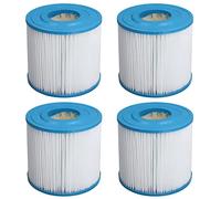 Omabeta Cartouche de Filtre de Piscine élément D'aspirateur de Piscine Efficace 4 Pièces pour Piscines d'eau du Robinet AF25 étangs à Poissons 7,3x7,1 Pouces Tissu en Fibre de Polyester PP
