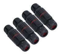 Omabeta Connecteurs de Boîte de Jonction étanches, Durables 450V avec Protection IP68 pour équipement Extérieur, 4 Pièces en Nylon (Deux entrées, deux sorties)