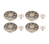 Omabeta Ensemble de Boutons de Pantalon, 50 Pièces, Rivets Décoratifs Vintage en Acier Inoxydable de 17 Mm pour Pantalons, Chapeaux et Manteaux
