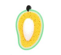 Omabeta Éponge Naturelle Belle éponge de Lavage de Vaisselle à Fruits pour un Nettoyage de Cuisine élégant avec une Absorption D'eau Parfaite pour la Maison et une Bonne Aide de Cuisine Scène (mangue)