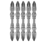 Omabeta Jeu D'embouts de Tournevis électrique, 5 Pièces, Outil à Main en Acier allié à Double Tête pour le Matériel, Haute durabilité de 65mm