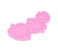 Omabeta Moule à Feuilles en Silicone de qualité Alimentaire, pour la Fabrication de Gâteaux et de Glaces Lors de Fêtes, Rose, 1 unité (Rose)