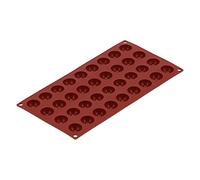 Omabeta Moule à Gâteau Semi-sphérique en Silicone de qualité Alimentaire, pour Savon au Chocolat et Utilisation en Cuisine Domestique, Antiadhésif, 1 X Plateau (36 petits demi-cercles)