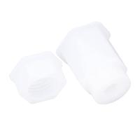 Omabeta Moule en Silicone de Forme Hexagonale, élastique, Souple, Facile à Démouler, pour Bricolage, Boîte de Rangement, Artisanat, 2 Unités, Blanc