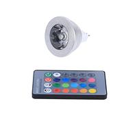 Omabeta MR16 3W RGB LED lumière Couleur Changeante Ampoule de Lampe 12V-24V pour la Maison Bar fête décorative Paysage scène dimmable RGB Magique Spot Light