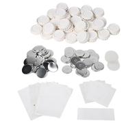 Omabeta Ouvre-bouteille de Badges à Boutons de 58MM, Ensemble élégant en Acier Inoxydable pour la Cuisine et le Bureau, 50 Pièces