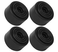 Omabeta Pieds de canapé Noirs 4 Pièces, Pieds Durables à Hauteur de Vis M8 pour Meubles de Maison, Matière Plastique PP Stable